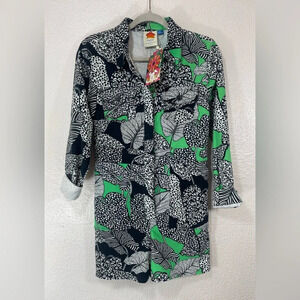 Farm Rio x Anthropologie NWT Foliage Romper Women’s XS